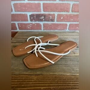 A New Day | White Alessandra Strappy Sandals